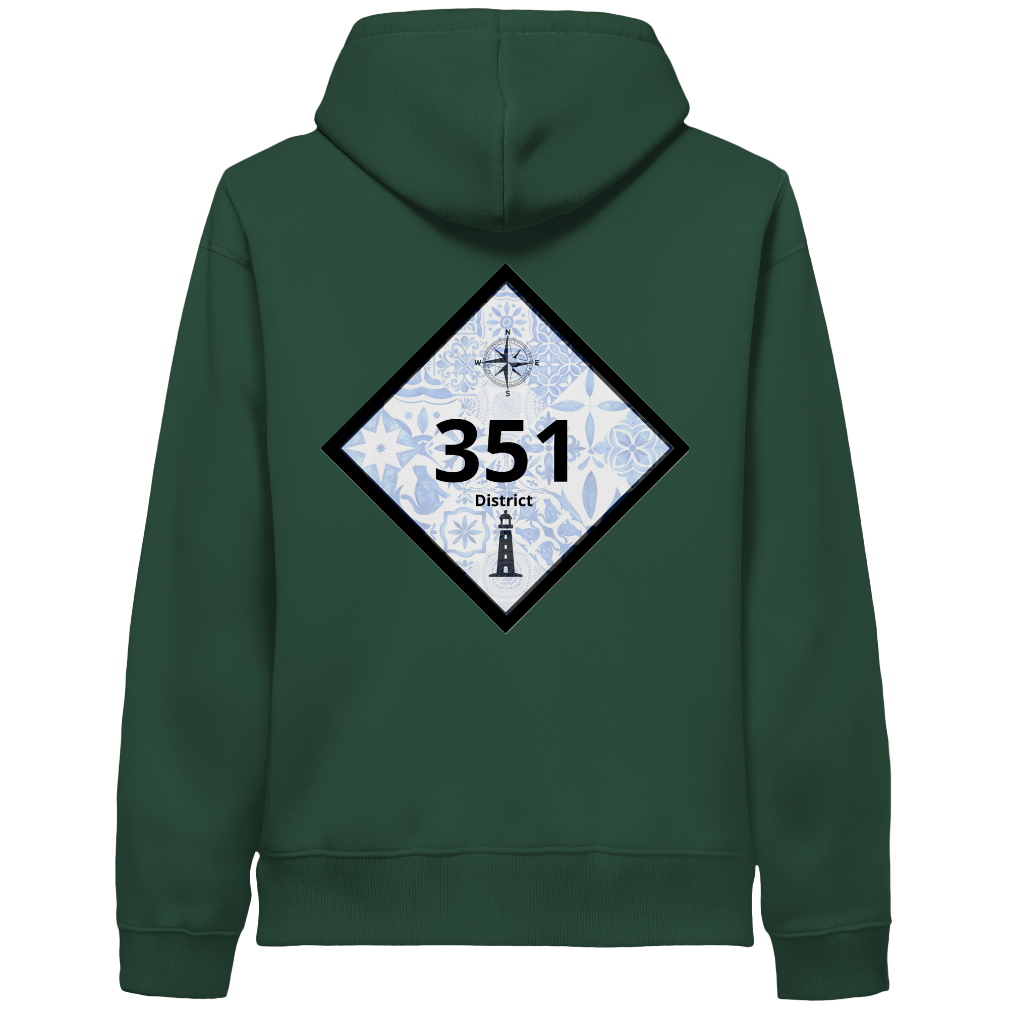 Hoodie 351 District - Organic Side Pocket Hoodie